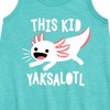 Girls' - Instant Message - This Kid Yaksalotl Graphic Sleeveless Aline Dress - 2 of 4