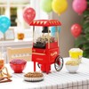 Costway Retro Hot Air Popcorn Maker 1200W, Oil-Free & Fat-Free, Makes 12 Cups for Home - 4 of 4