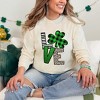 Simply Sage Market Women's Love Shamrock Long Sleeve Garment Dyed Tee - 2 of 4