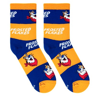 Tony the Tiger Blue and Orange Crew Socks