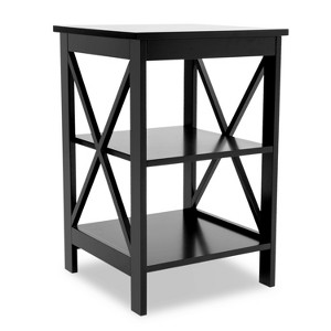 VYNXARIA Small Side Table with Black MDF Legs - Versatile and Chic Accent Table for Any Room in Your Home - 1 of 4