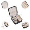 Unique Bargains Portable Mini PU Leather Travel Jewelry Organizer Case - image 3 of 4