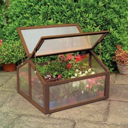 Details about   Outsunny 36" x 20" x 41" Wood Cold Frame Greenhouse Raised Protection Box Garden 