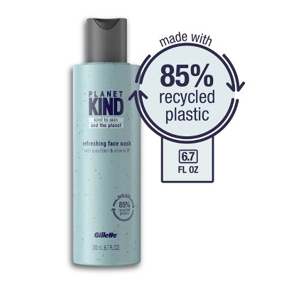 Planet KIND by Gillette Refreshing Face Wash with Cucumber & Vitamin E - 6.7 fl oz