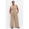 Women's Plus Size Tori Pant - taupe | CITY CHIC - 3 of 4
