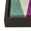 Nick Nelson Analogous Shapes In Bloom Framed Art Canvas - Society6 - 4 of 4