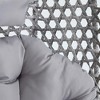 Egg Chair Hammock Swing with Stand, Wicker Patio Hanging Chair for Indoor/Outdoor Use, 350lbs Weight Capacity, Perfect for Bedroom, Garden, or Porch - 4 of 4