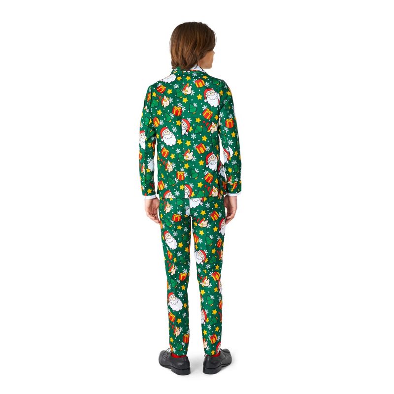 Suitmeister Boys Christmas Suit - Santa Elves Green, 2 of 6
