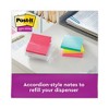 Post-it Dispenser Notes Super Sticky Pop-up 3 x 3 Note Refill Cabinet Pack, 3" x 3", Supernova Neons Collection Colors, 100 Sheets/Pad, 18 Pads/Pack - image 2 of 4