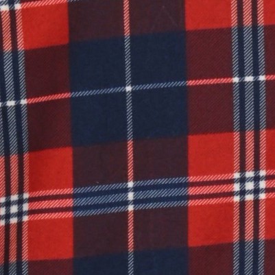red plaid