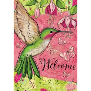 Briarwood Lane Spring Garden Flag 12x18 For Outdoor Blissful Hummingbird For Spring Garden Flag Flags For Outside - 1 of 4