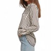 Women's Sherri Button Down Top - line and dot - 3 of 4