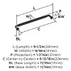 Amerock Collet Pull for Cabinets, Drawers, and Furniture - 3 of 4