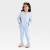 Toddler Girls' Zip-Up Fleece Hoodie - Cat & Jack™ - 3 of 3