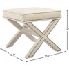 Meridian Furniture,Nixon Velvet Ottoman/Bench - 4 of 4