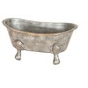 Clawfoot Silver Bathtub Mini Planter Metal by Foreside Home & Garden - 3 of 4