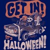 Junior's Design By Humans Get In Its Halloween - Halloween Pumpkin Skull Gift By EduEly T-Shirt - 2 of 2