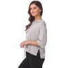 Rekucci Soft Stretch Cropped Loungewear Hoodie for Women - 2 of 4
