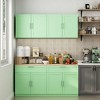 FUFU&GAGA Split Pantry Cabinet 2-Drawer Combo Kitchen Cabinet - 2 of 4