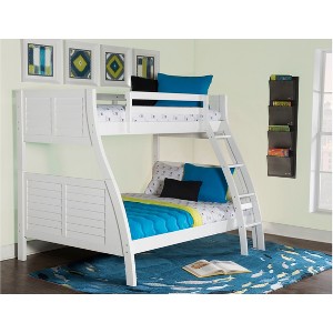 Twin Over Full Jayden Bunk Bed White - Powell Company