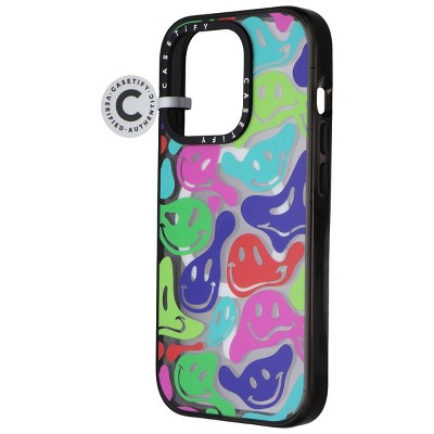 CASETiFY Impact Case for MagSafe for iPhone 15 Pro - Acid Smiles multicolored