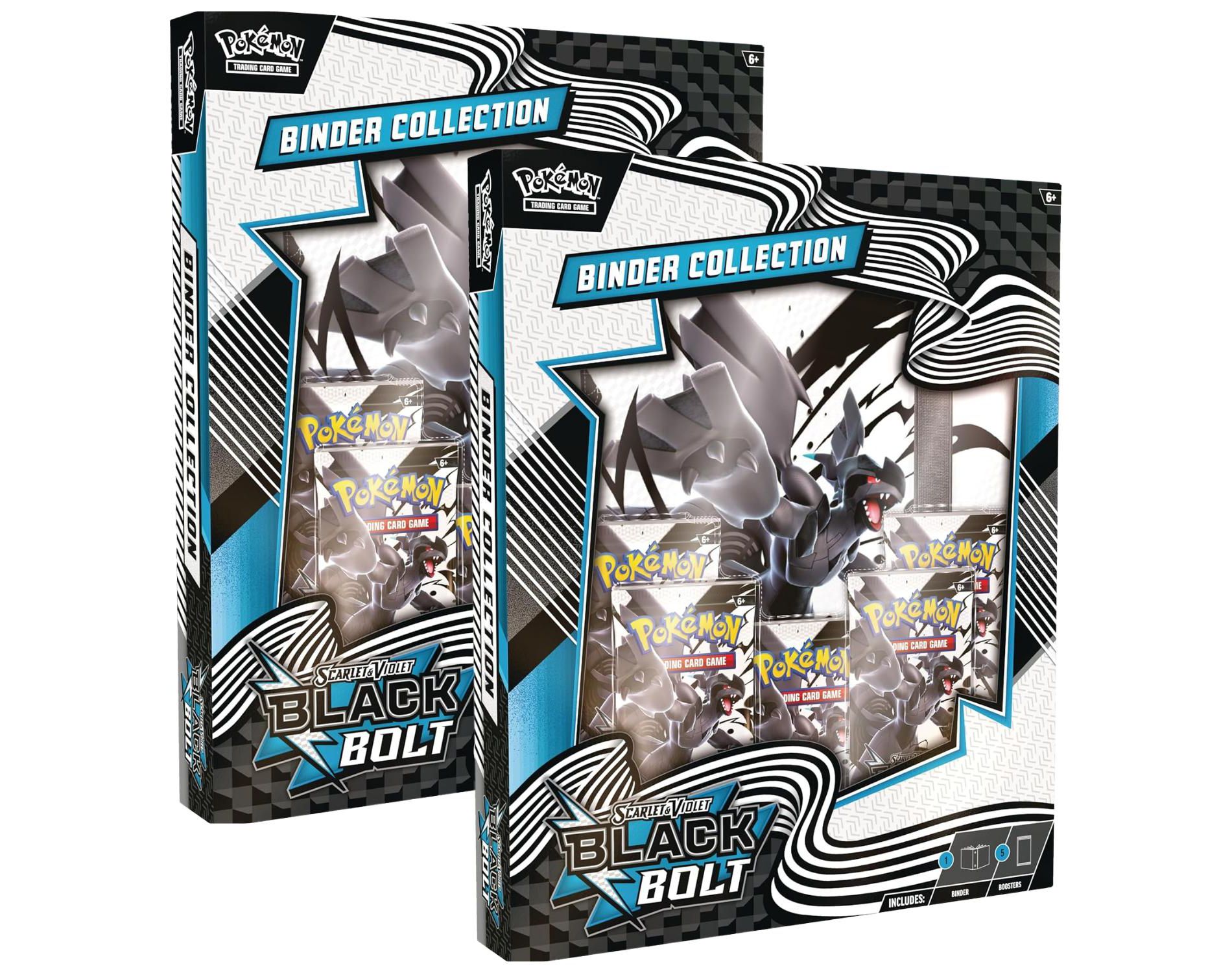 Pokemon SV10.5 Black Bolt Binder Collection (2-Pack)