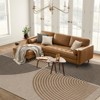 Lahome Modern Rainbow Jute Washable Outdoor Area Rug-Soft, Durable Carpet for Patio, Garden, or Balcony - 3 of 4