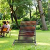 VEVOR Folding Chair Rack, 300 LBS Capacity, L-shape Vertical Placement Chair Cart for 25 Chairs, Heavy-duty Metal Chair Storage Dolly, Matte Black - 2 of 4