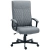 Vinsetto High-Back Home Office Chair Computer Desk Chair with 360 Degree Swivel Adjustable Height and Tilt Function Dark Gray - 4 of 4
