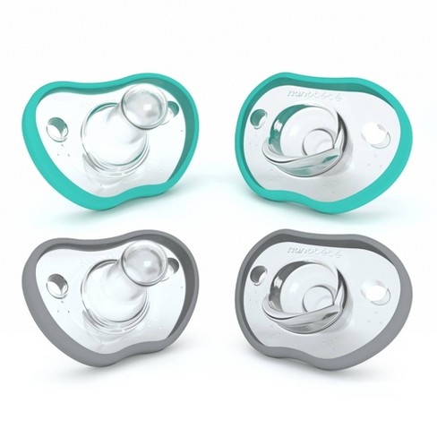 Bibs Try-it Silicone & Latex Pacifier Collection - Baby Blue - 4pk