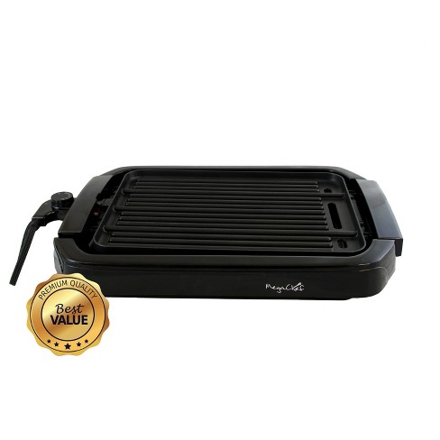 2-in-1 Nonstick Electric Griddle & Grill with Reversible Cooking Plate (1800w)