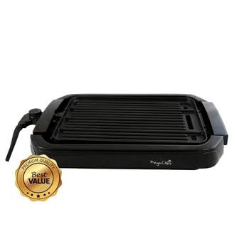 Megachef Reversible Grill/Griddle in Black