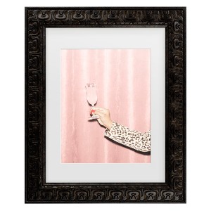 Trademark Fine Art - 1x Studio III Heres To Pink 04 Matted Framed Art - 1 of 4