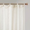 Yarn Dye Sheer Curtain Panel Pair(2 Pcs Window Panels) - 3 of 4