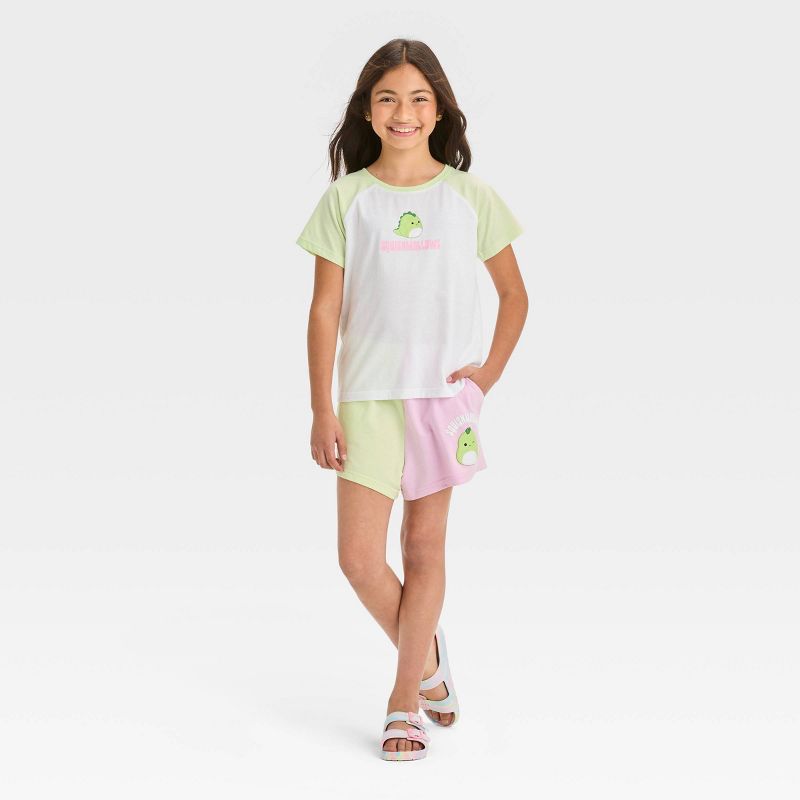 Girls&#39; Squishmallows 2pc Top and Bottom Shorts Set, 1 of 5