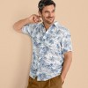 Lands' End Men's Traditional Fit Short Sleeve Linen Shirt - 4 of 4