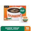 Dunkin' Decaf Medium Roast Coffee - Keurig K-Cup Pods - 10ct - 3 of 4