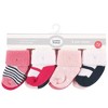 Luvable Friends Infant Girl Grow with Me Cotton Terry Socks, Navy Mary Jane, 0-6 and 6-12 Months - image 2 of 2