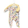 Hudson Baby Infant Girl Premium Quilted Zipper Sleep and Play, Fall Botanical - 2 of 4