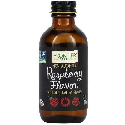 Frontier Co-op, Raspberry Flavor, Non-Alcoholic, 2 fl oz