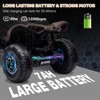 12V Kids ATV, Ride on Toy Car Bombardier Licensed BRP Can-am 4 Wheeler Quad Electric Vehicle, w/LED Lights - 2 of 4