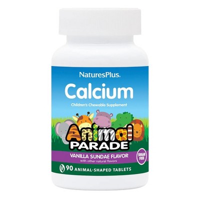 Source of Life Animal Parade Sugar-Free Calcium Vanilla Sundae by Nature's Plus  -  90 Chewable