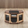 Large Dog Playpen 44.1 x 44.1 x 24.4 Inches - Octagon Dog Crate with PVC Frame, Oxford Fabric Fence, Breathable Mesh, Double Openings - 2 of 4