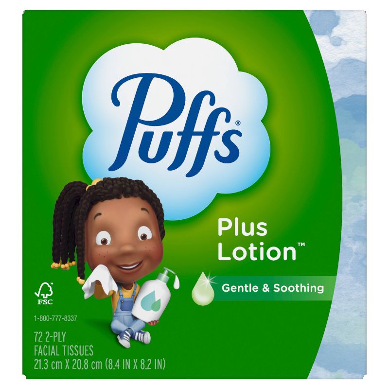 Puffs Plus Lotion Facial Tissue, 3 of 9