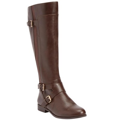 Comfortview Wide Width Whitley Wide Calf Boot Tall Knee High Women's ...