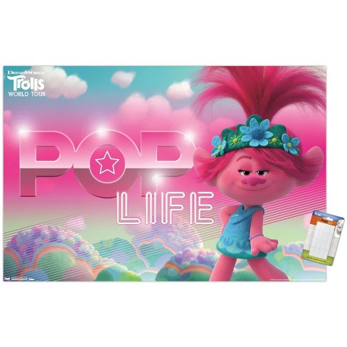 DreamWorks Trolls 2 - Poppy Wall Poster, 22.375 x 34 