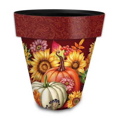 Briarwood Lane Fall Planter 14" x 15" x 15" Fall Beauty Large For Fall Planter