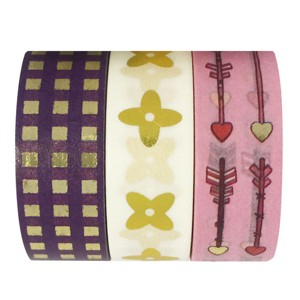 Wrapables Washi Masking Tape (Set of 3) - 1 of 4