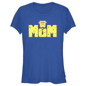 Juniors Womens SpongeBob SquarePants Sponge Mom  T-Shirt -  - - 1 of 4