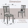 NicBex Set of 4 Dining Chair Modern Upholstered Padded Seats Side Chair with Wood Legs for Kitchen,Dining Room - 3 of 4